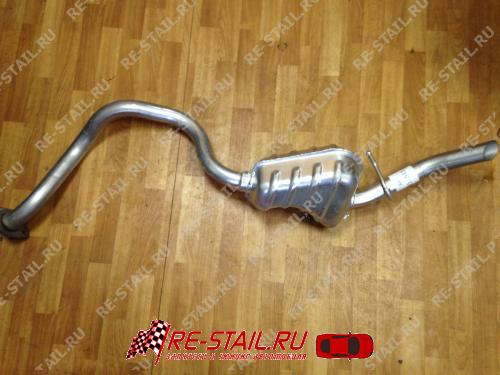 Глушитель задняя часть, 2,9 дизель, оригинал, TAGAZ ROAD PARTNER T/DSL <штырь> 04.98~ MUSSO/Road Partner(ТаГаз)
