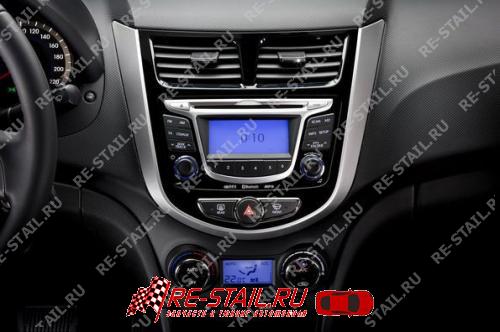 Штатная автомагнитола Hyundai Solaris Sedan. Штатная автомагнитола Hyundai Solaris Sedan.